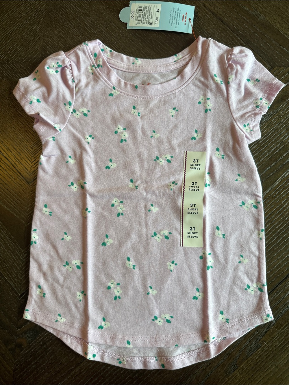 Cat & Jack Toddler Girls Bundle of Tees & Shorts 3T New NWT - Picture 6 of 6